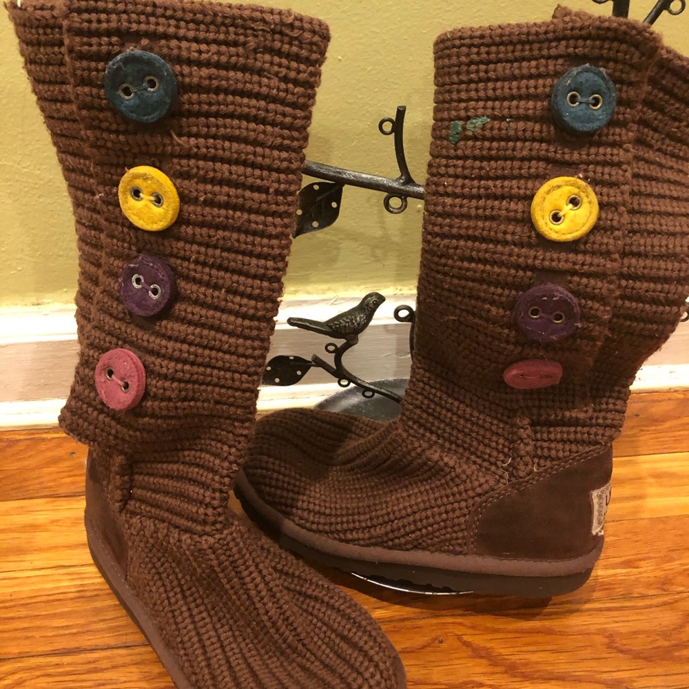 Girls brown wool Ugg’s